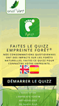 Mobile Screenshot of empreinte-foret.org